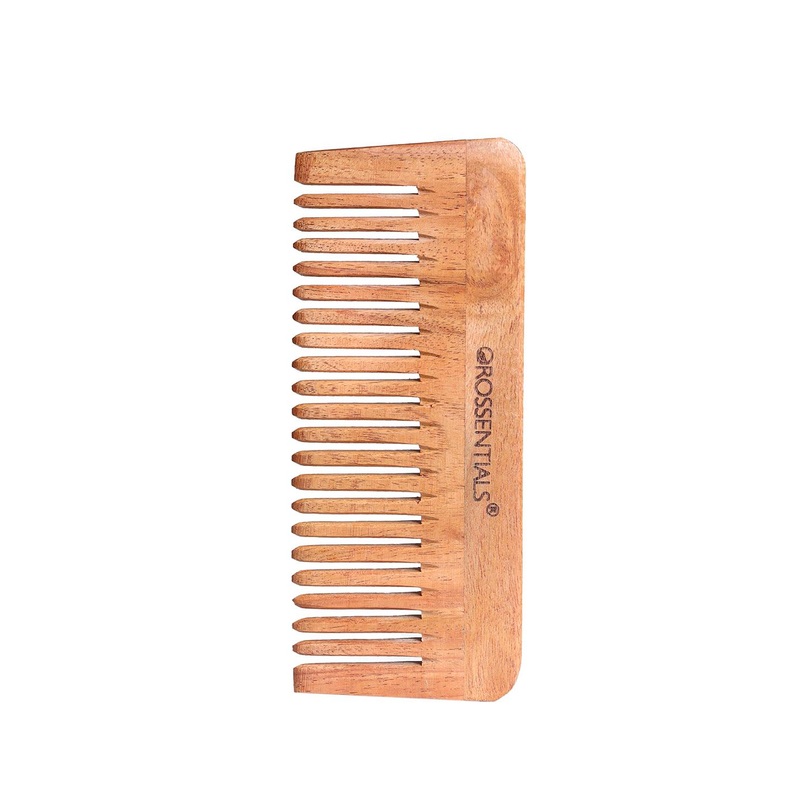 OROSSENTIALS Neem Wooden Entangle Comb