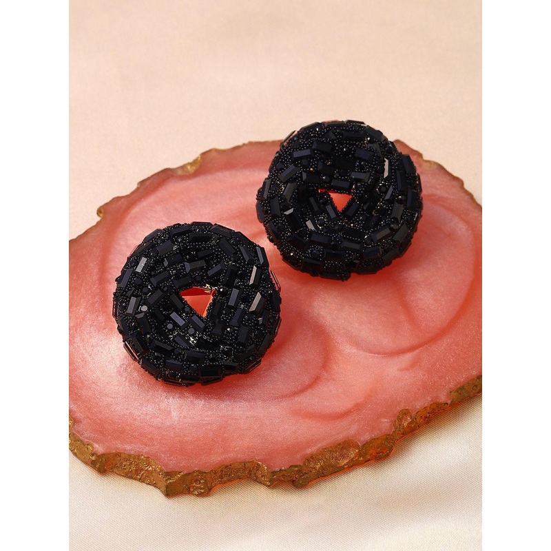 SOHI Contemporary Studs Earrings