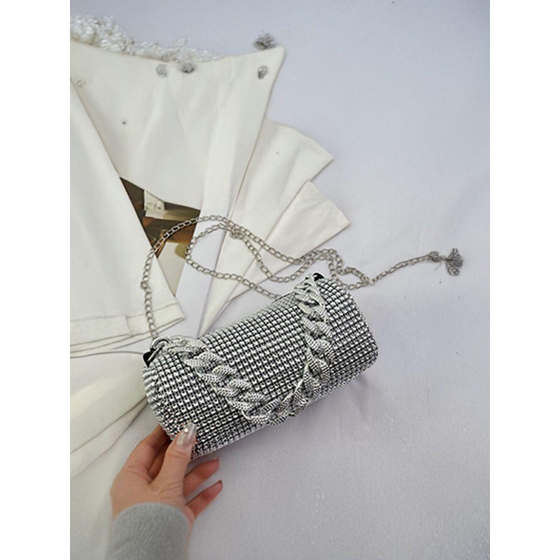 StyleCast Checked Structured Sling Bag with