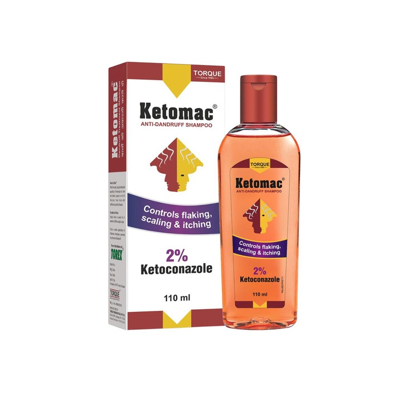 Torque Set Of 3 Ketomac Dandruff Treatment Shampoo- 110 ml Each