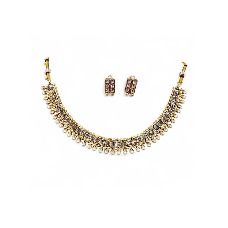 Women Gold Copper-Plated Jewellery Set