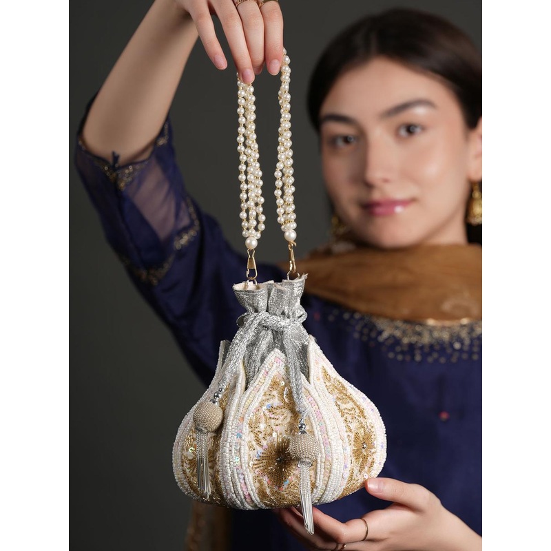 Anouk Embellished Potli Clutch