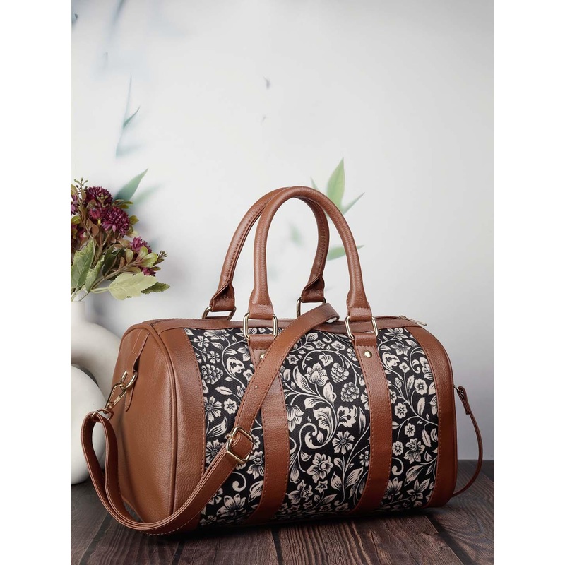 Anouk Floral Printed Oversized Structured Handheld Bag