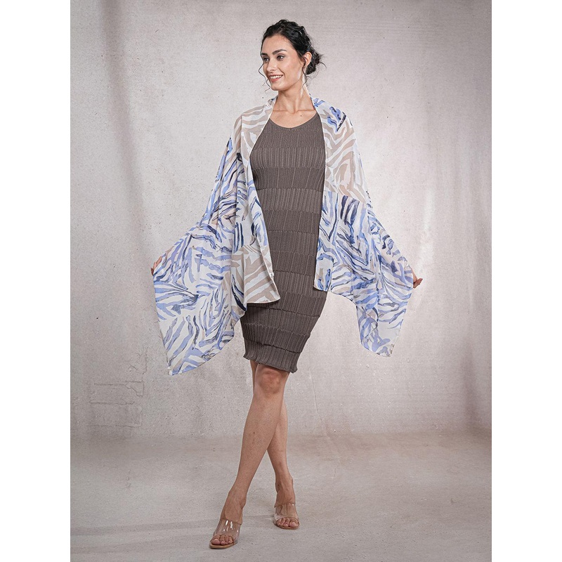 CrossKulture Abstract Printed Cotton Scarf