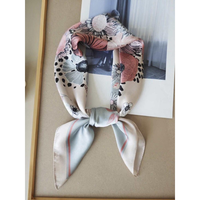 CrossKulture Women Satin Printed Scarf