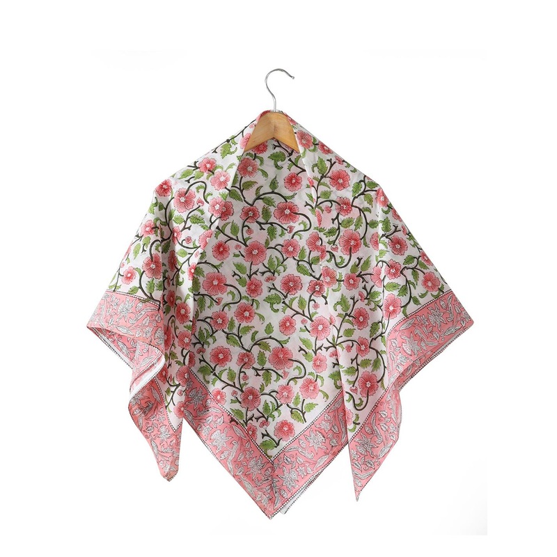HANDICRAFT PALACE Women Floral Printed Cotton Scarf