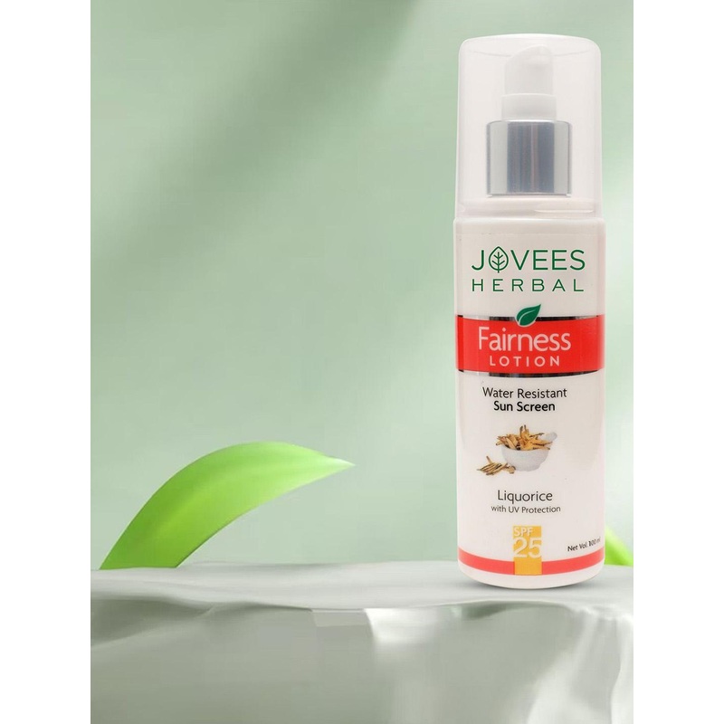 Jovees Sunscreen Fairness Lotion SPF 25 With Aloevera Protect Uneven Skin – 100 ml