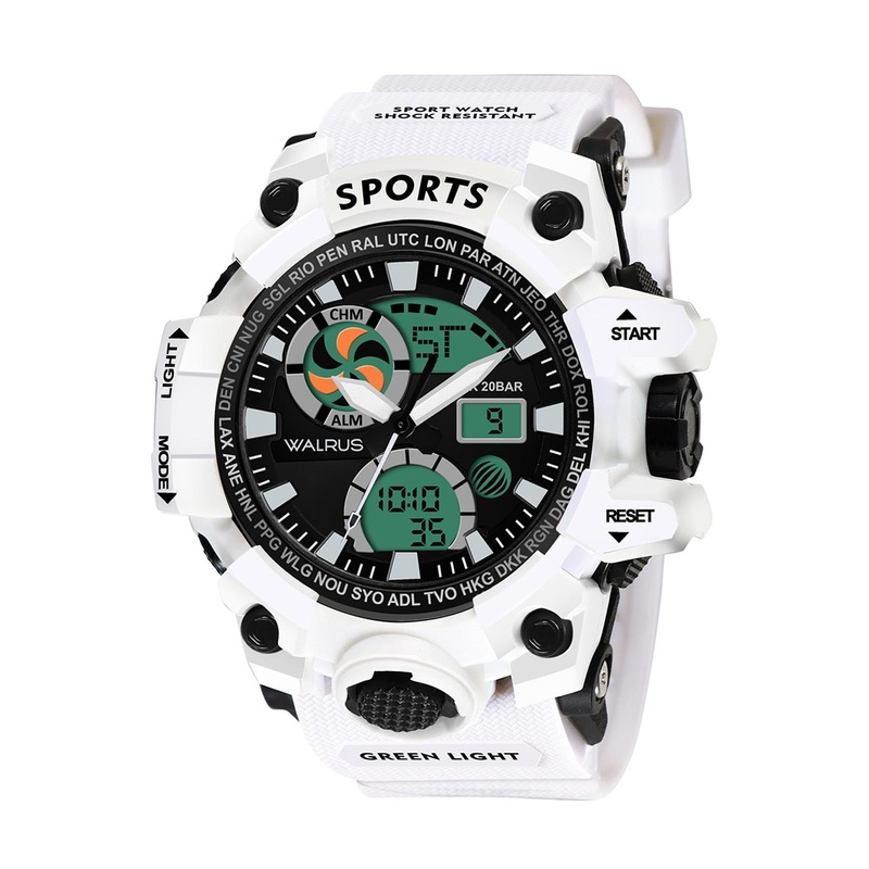 Walrus Unisex Silicon Straps Analogue and Digital Sports Watch WWTM-SPORTS-VII-020101