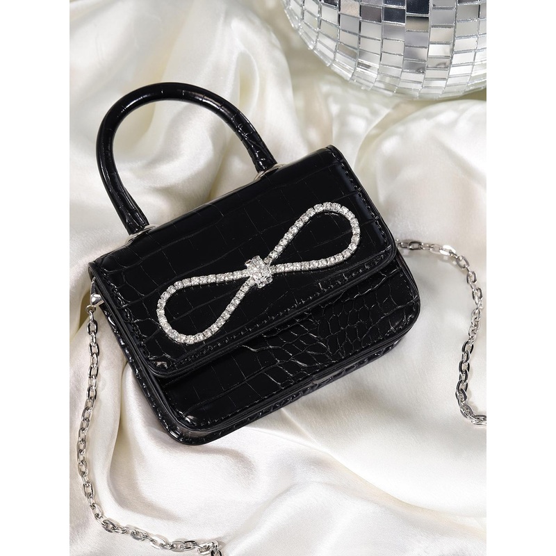 DressBerry Miniature Animal Textured Satchel