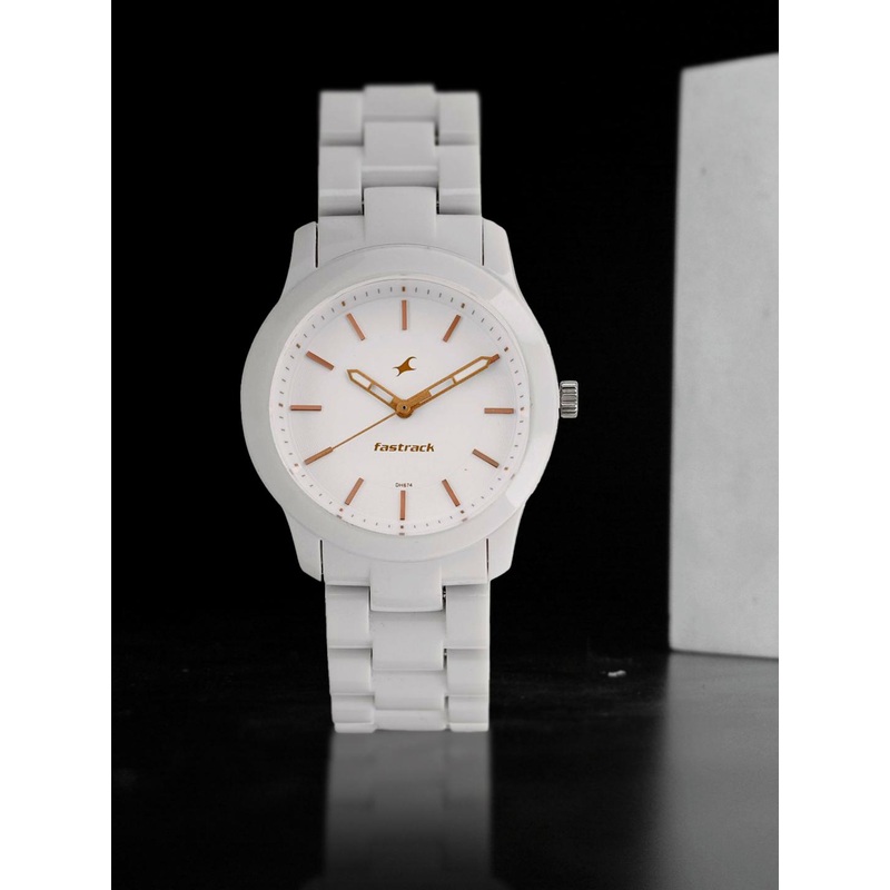 Fastrack Trendies Women White Analogue watch NL68006PP02