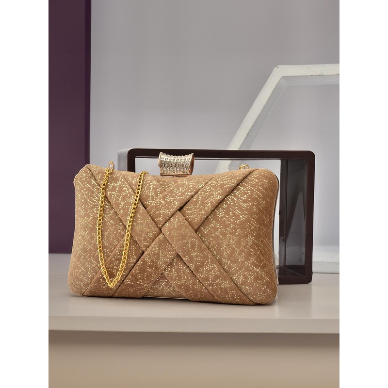 FOR THE BEAUTIFUL YOU Women Embellished Box Clutch