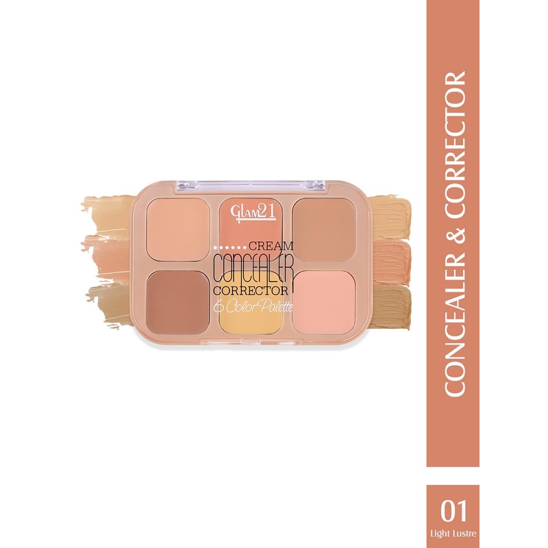 GLAM21 Cream Concealer Corrector Palette 9g – Light Lustre 01