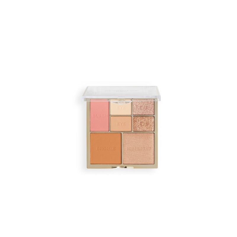 Makeup Revolution London Revolution Pro Iconic Eye & Cheek Palette – Light\u002FMedium