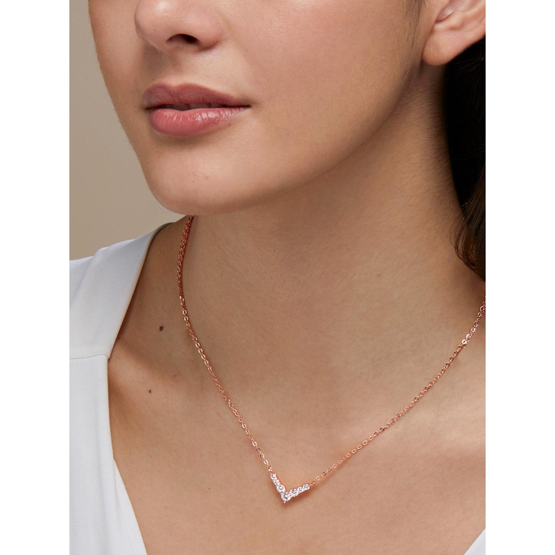 MINUTIAE Rose Gold-Plated Antique Necklace