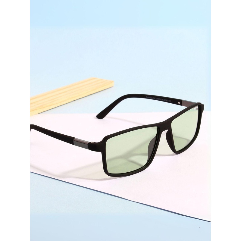 SUNGLASSIC Unisex Moomin. Green Candy Polarized Rectangle Sunglasses