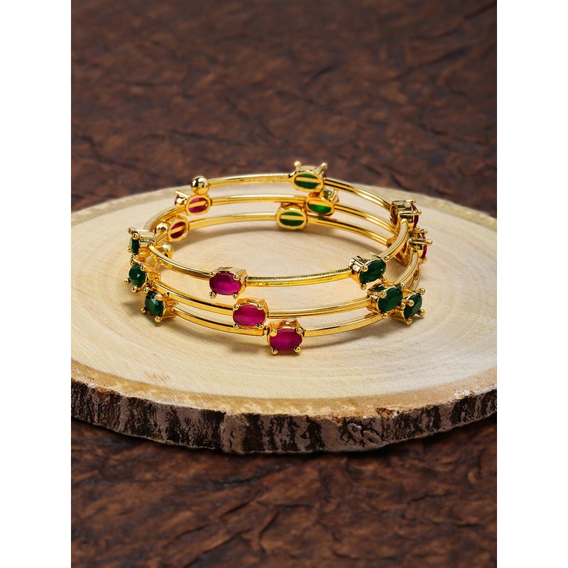 Zaveri Pearls Gold-Toned Bracelet