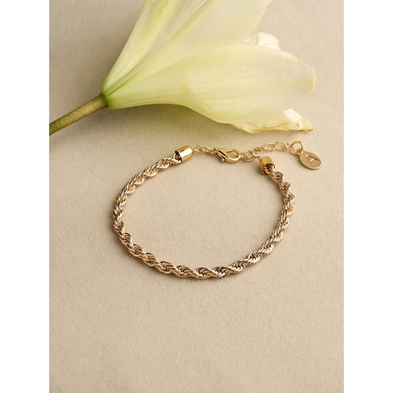 Accessorize Berry Blush Twisted Rope Wraparound Bracelet