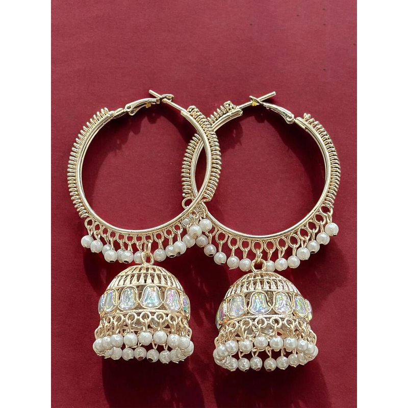 Anouk Contemporary Jhumkas Earrings