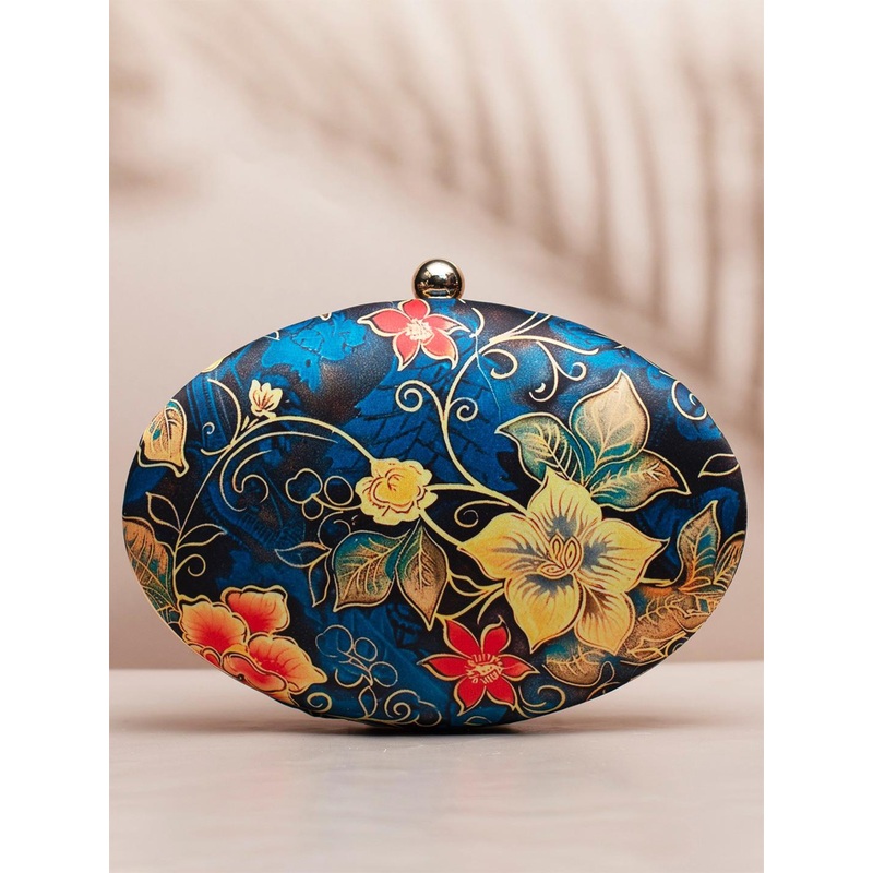 ARTKLIM Floral Printed Box Clutch