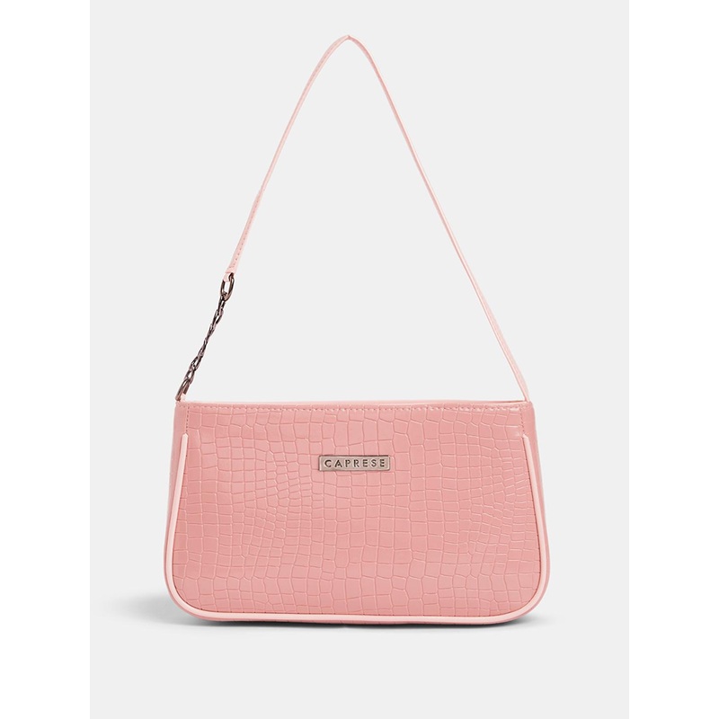Caprese Ethan Animal Textured Shoulder Bag