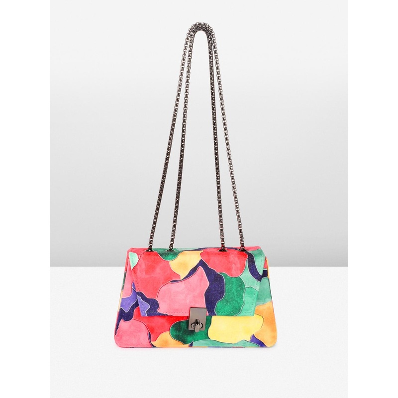 Caprese Yiko Women Pink Medium Sling Bag