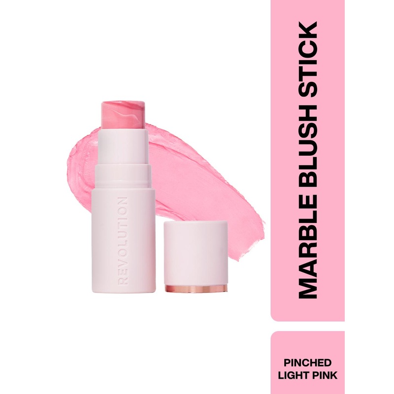 Makeup Revolution London Hydrating Marble Blush Stick – Pinched Light Pink