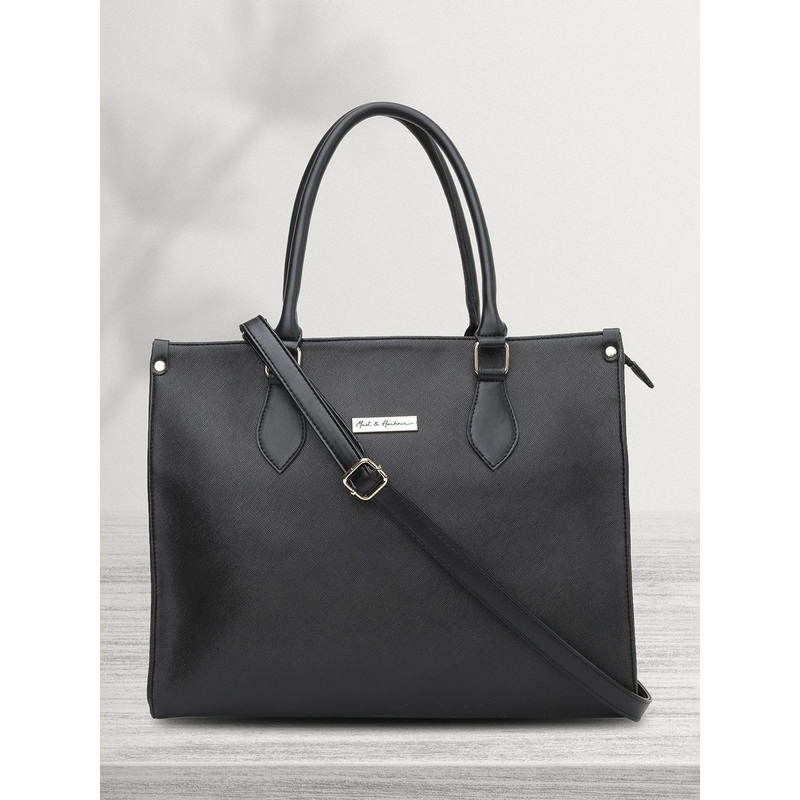 Mast & Harbour Women Structured Office Tote Bag