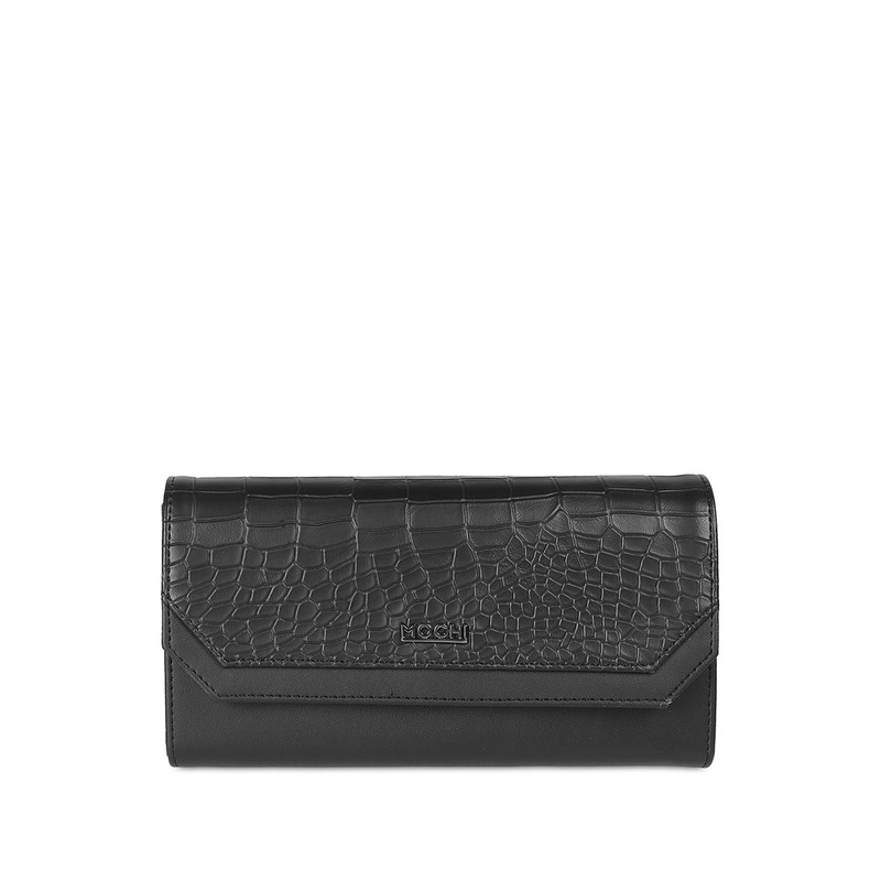 Mochi Women Animal Textured Two Fold Wallet