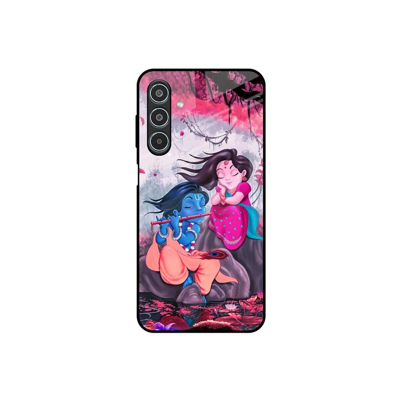 QRIOH Radha Krishna Art Real Samsung Galaxy M35 5G Impact Resistant Back Case