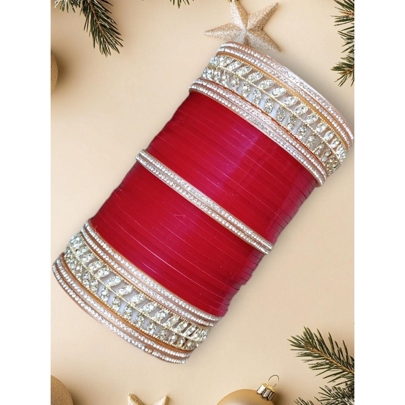 SGN fashion Maroon Plastic Bangles