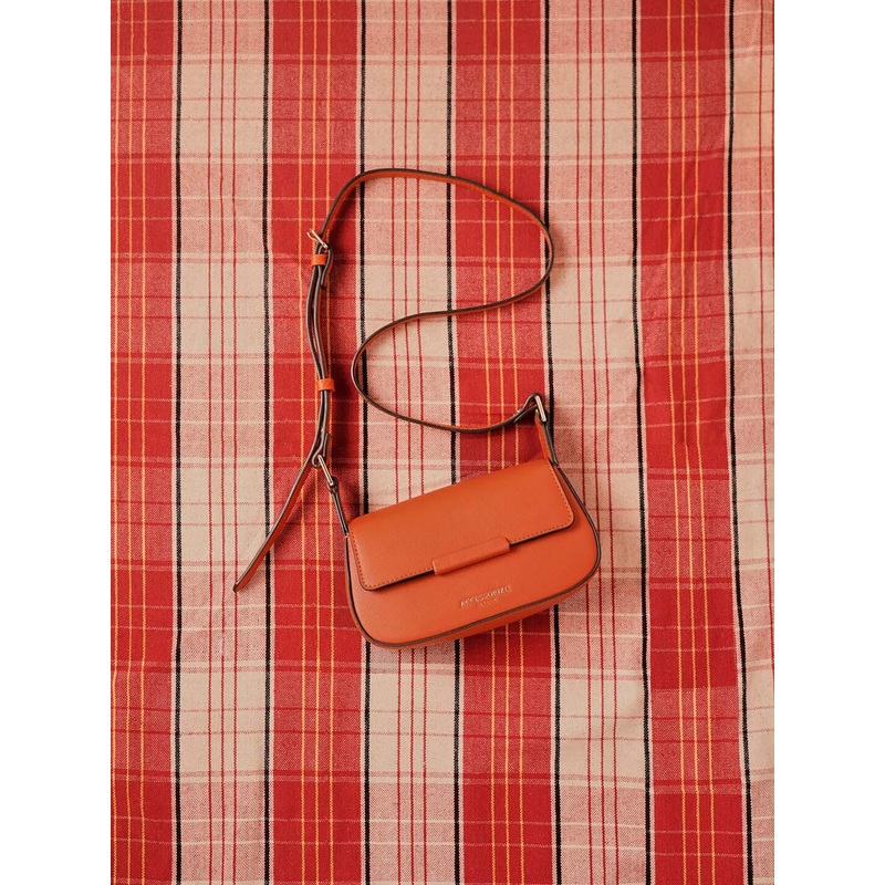 Accessorize London Women’s Faux Leather Saddle Sling Bag