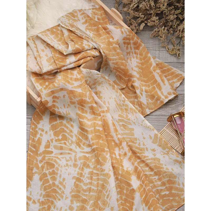 CrossKulture Floral Printed Cotton Scarf