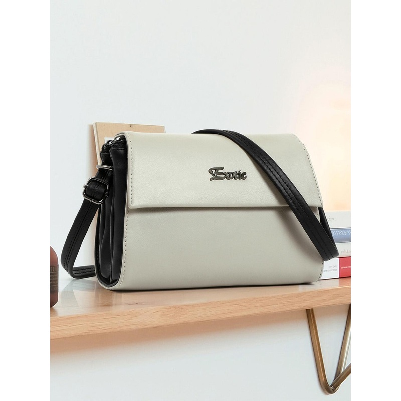Exotic Structured Sling Bag