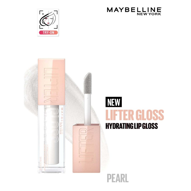 Maybelline New York Non-Sticky Tinted Lifter Lip Gloss with Hyaluronic Acid 5.4ml – Pearl