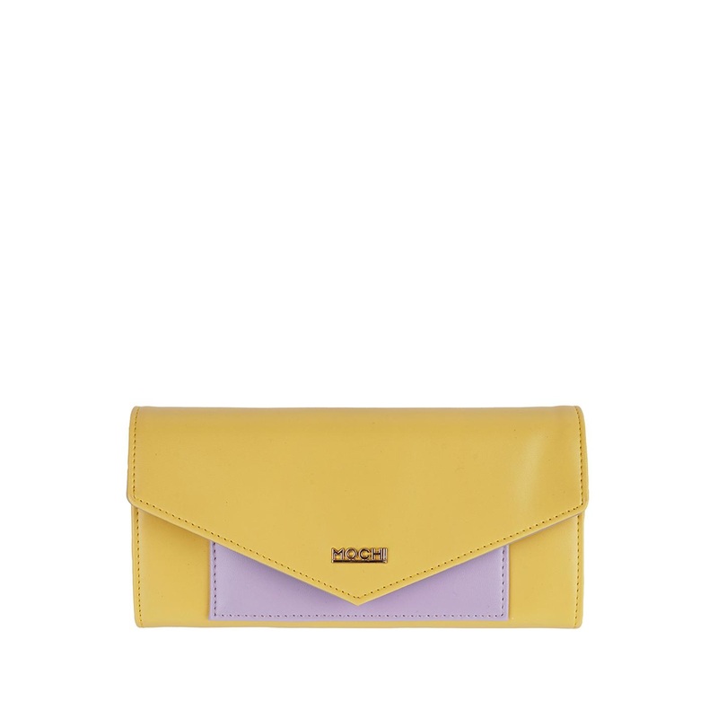 Mochi Women Colourblocked Envelope Wallets