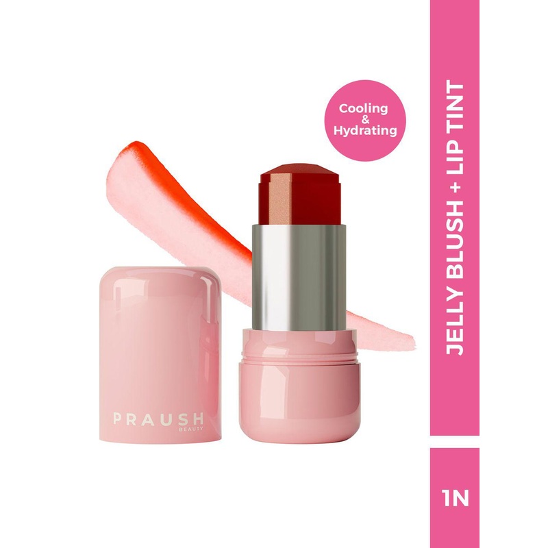Praush Juicy Jelly Blush Tint for Cheeks & Lips 5 g – Orange Slushy