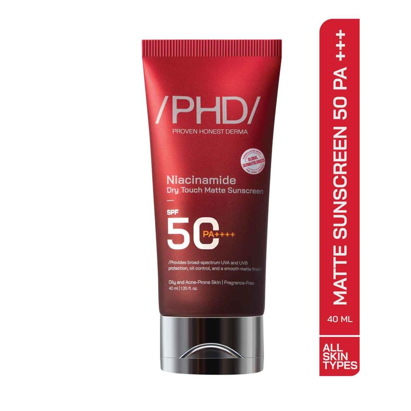 Proven Honest Derma Niacinamide Dry Touch Matte Sunscreen SPF 50 PA++++ – 40 ml