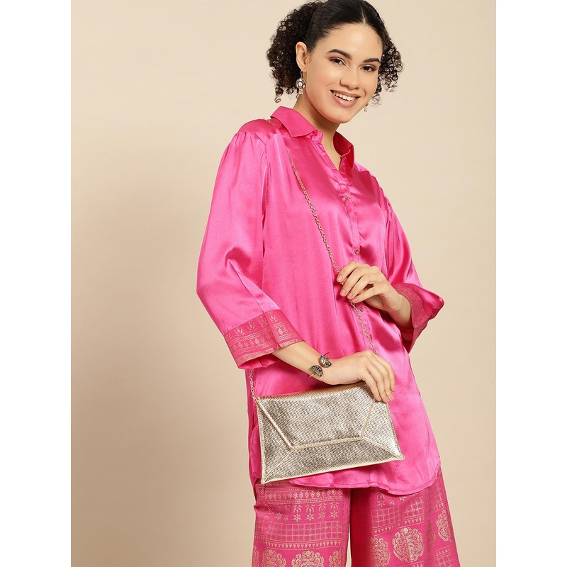 Anouk Textured Envelope Clutch