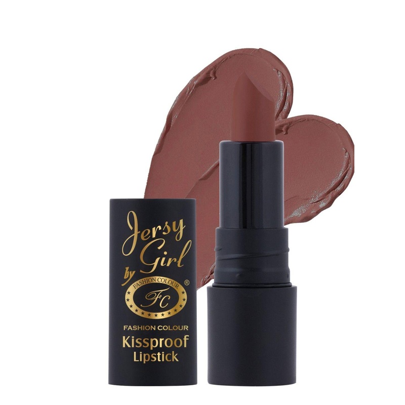 Fashion Colour Jersy Girl Kiss Proof Waterproof Matte Lipstick – Chocochip 55