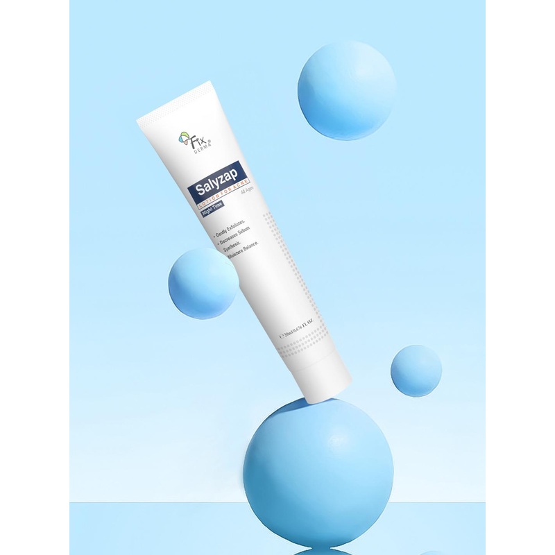FIXDERMA Salicylic Acid Salyzap Night Time Lotion For Acne Scars & Pimples – 20ml