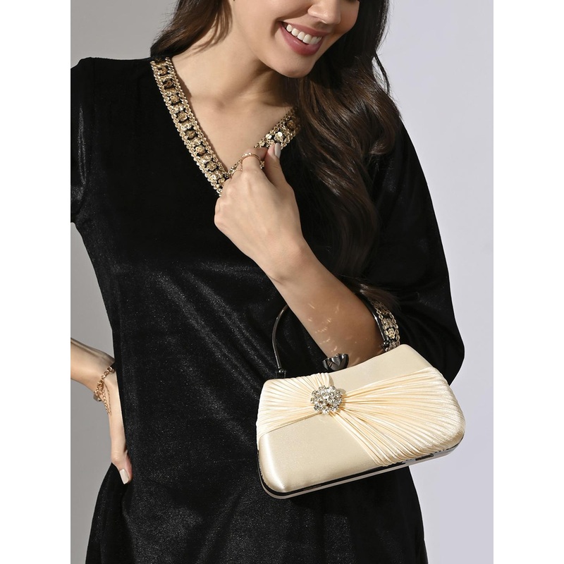 LAVIE Signature Box Clutch