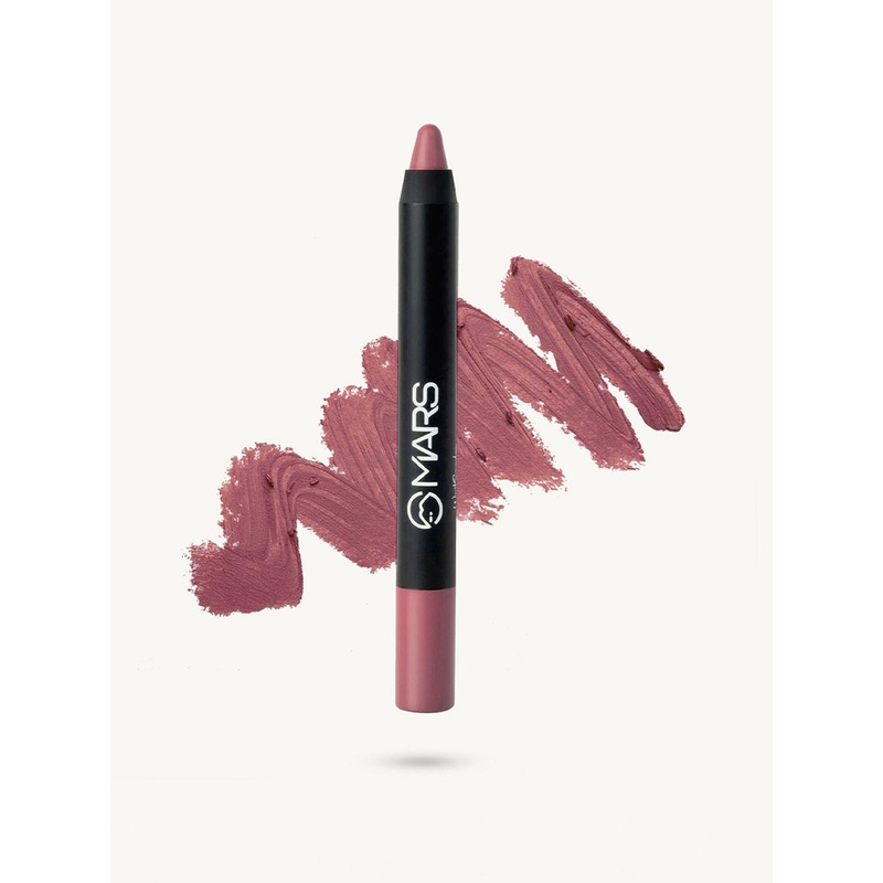 MARS Purple Won’t Smudge Won’t Budge Smudge Proof Matte Lip Crayon Lipstick – Shade 9