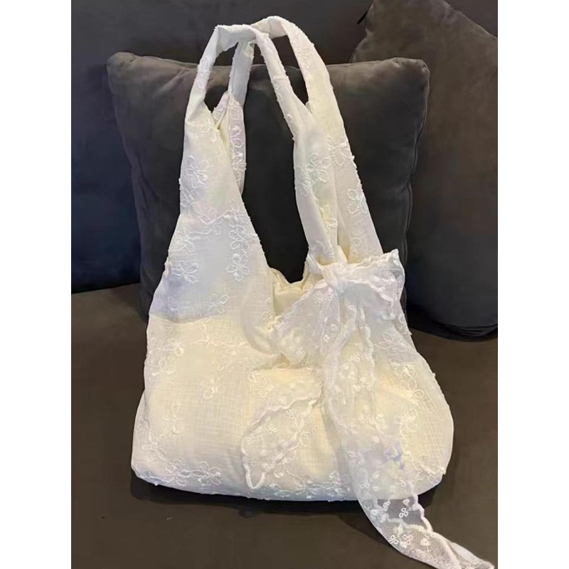 StyleCast x Revolte Floral Self Design Bucket Shoulder Bag