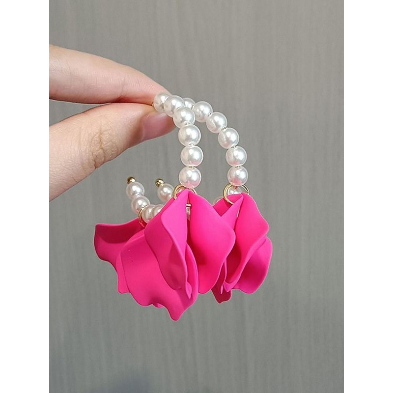 StyleCast x Revolte Leaf Shaped Half Hoop Earrings