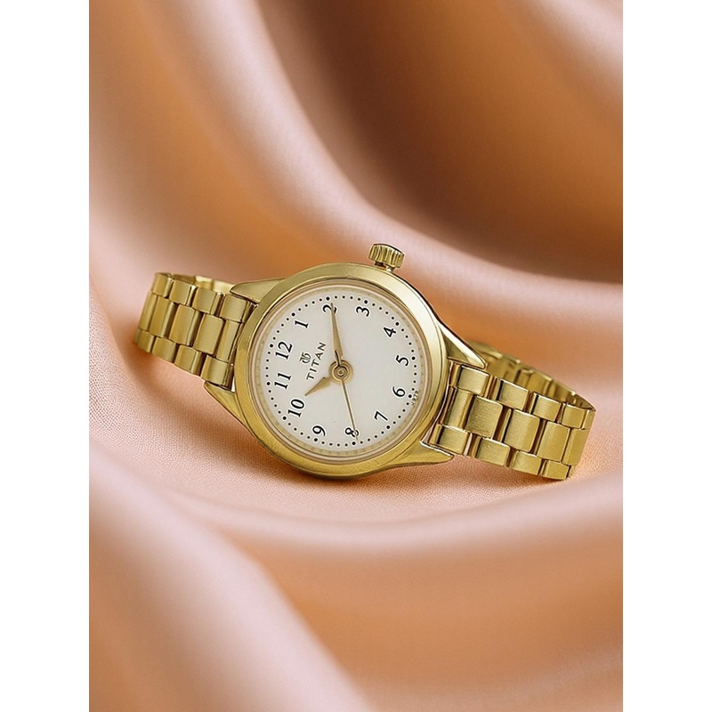 Titan Women White Dial Watch NF2401YM01