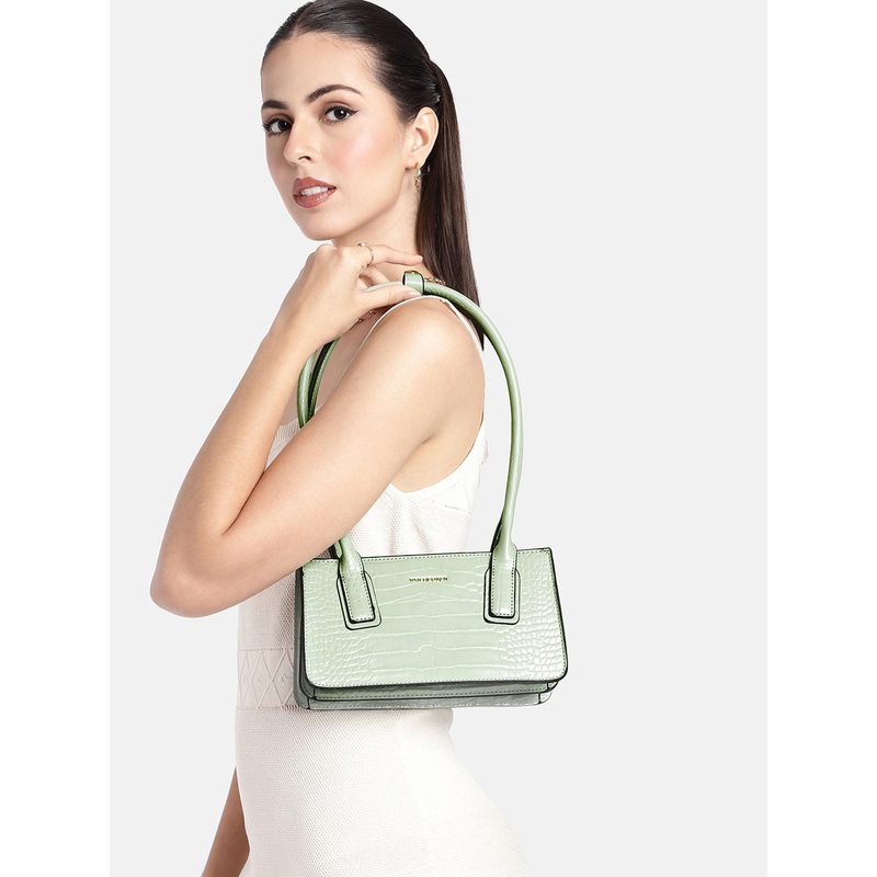 Van Heusen Animal Textured Baguette Shoulder Bag