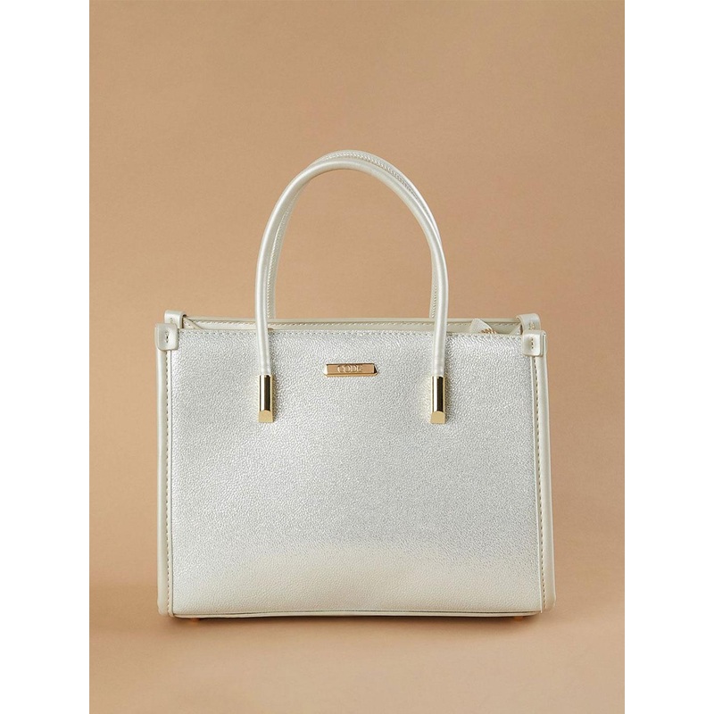 CODE by Lifestyle Structured Handheld Bag With Bow Detail
