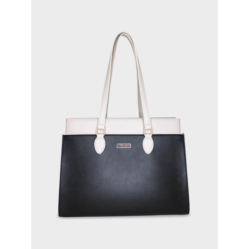 DressBerry Textured Shopper Shoulder Bag