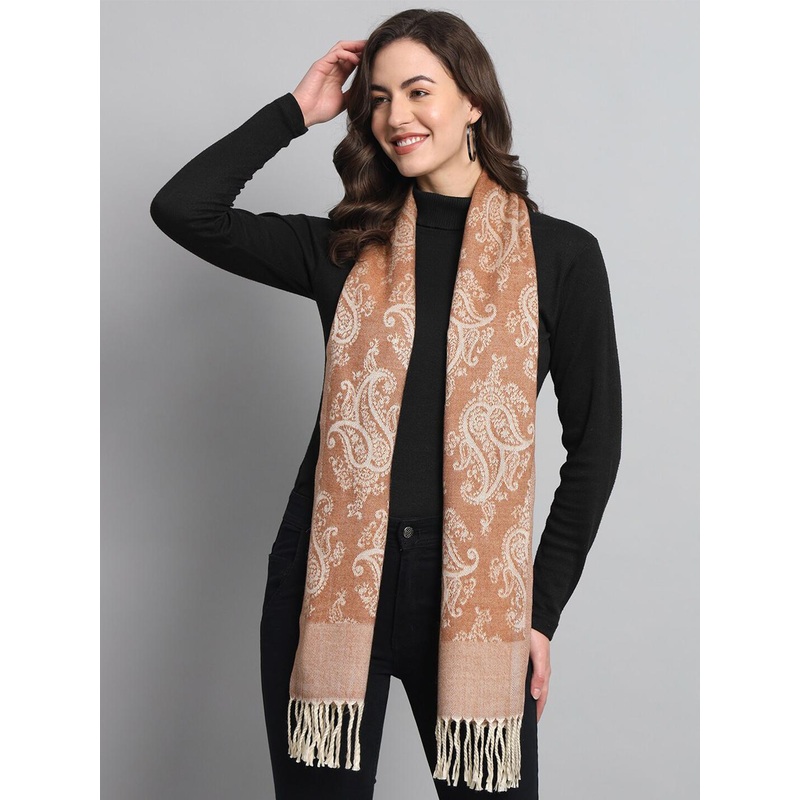 HANDICRAFT PALACE Paisley Printed Reversible Woollen Scarf