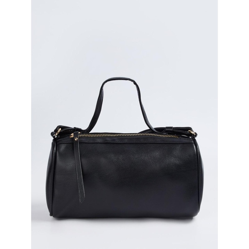 max PU Structured Handheld Bag with Tasselled